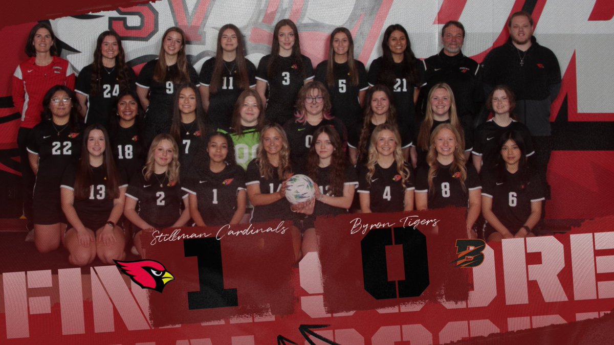 Girls Soccer WINS, 1-0 over Byron! Way to fight, ladies! Keep up the great work!! The Lady Cardinals are now 9-2 on the season! #MCUSD223 #GoCardinals #LetsFly