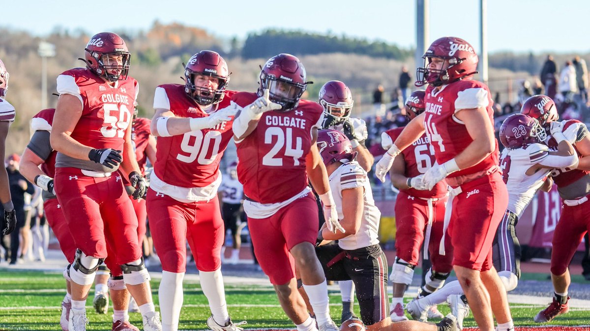 After a great conversation with @CoachDAltland I’m blessed to receive my thirteenth Division 1 scholarship from @ColgateFB @CoachBelfiori @Coach_Dakosty @CoachSexton16 @glenallenfb @WillVapreps