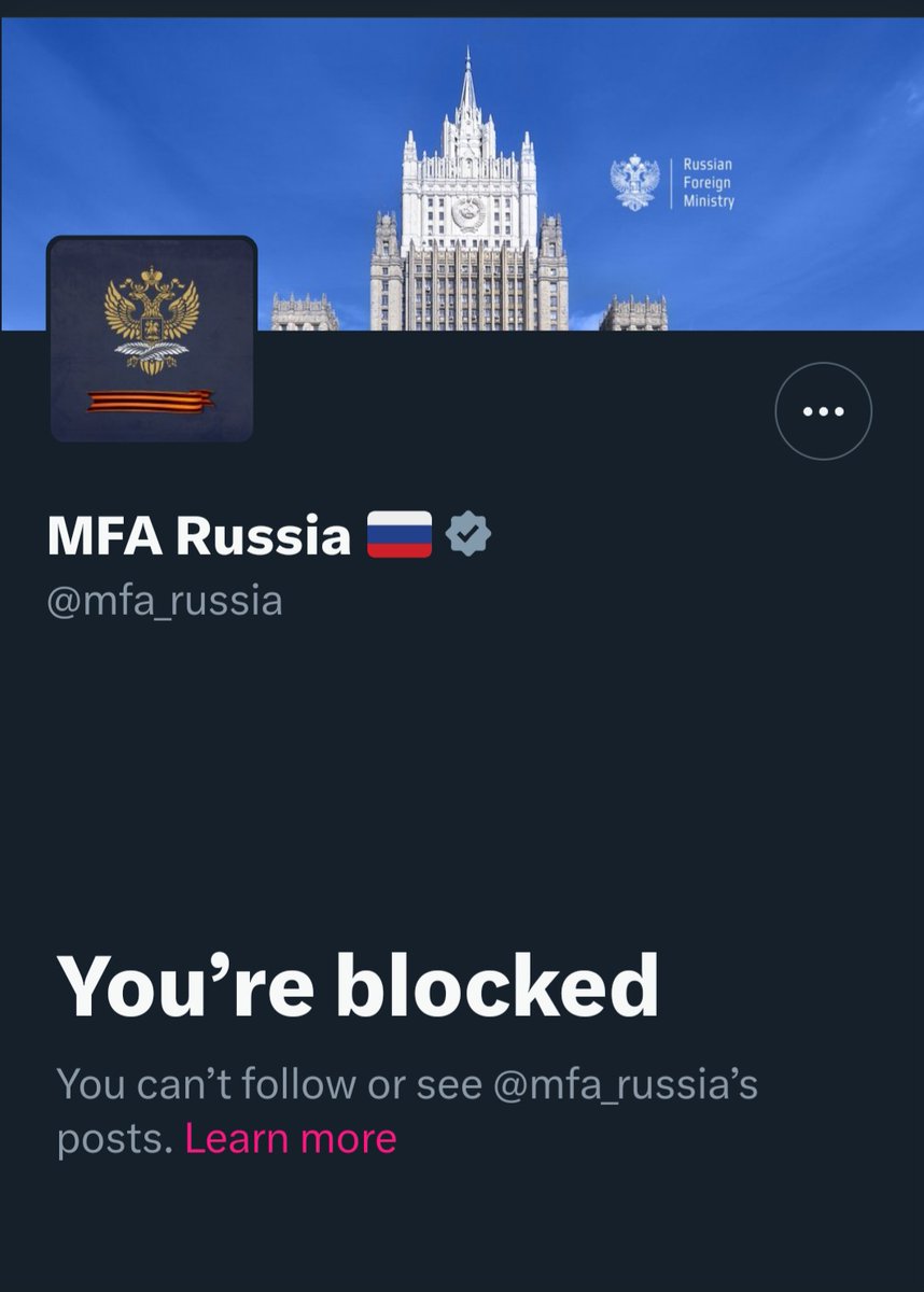 This is good news, #NAFO #NAFOfellas!! Seriously! They are getting desperate if they are now blocking us. Time for some alts!