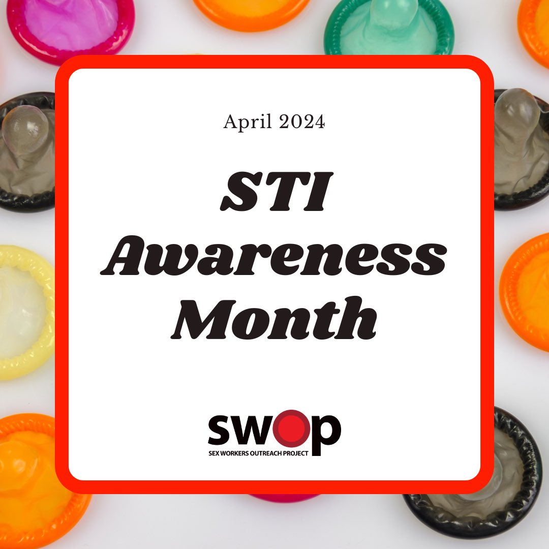 April is STI awareness month! SWOP NSW have created some resources to educate, reduce stigma, and reduce harm around STI’s for s3x w0rk3rs.