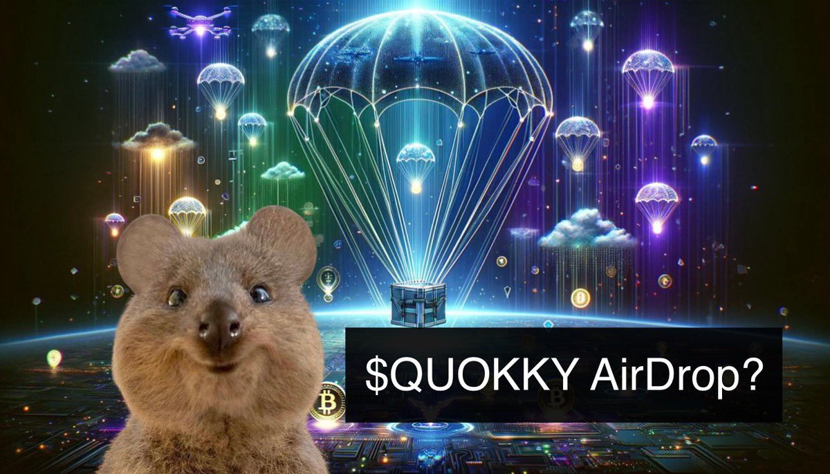 Quokkycoin's tweet photo. Do you want to bring forward the first $QUOKKY AirDrop? 

If 1000 people 🔁retweet, ❤️‍🔥like, and ➡️follow @quokkycoin, it will mean yes, and we’ll do it.

#airdrop #AirdropAlert #AirdropCommunity #AirdropCrypto #AirdropGiveaway #Airdrops #AirdropSeason #AirdropsMiner #AirdropSolana #Solana #memecoin