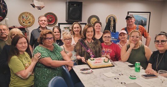VFW8790's tweet photo. We’d like to wish our beloved Catherine Alexander, President of the VFW 8790 Auxiliary a very well deserved retirement.  Job well done!! https://t.co/2zdENGAqqO