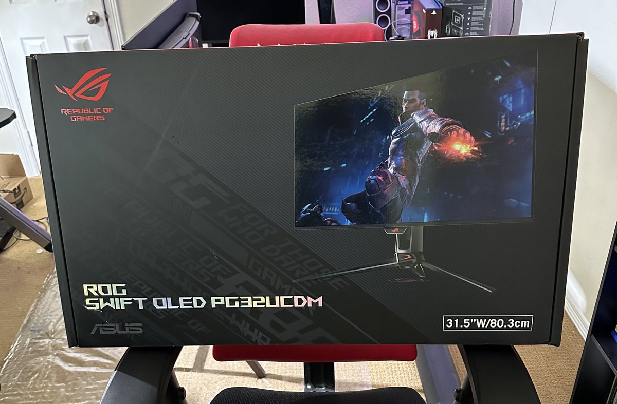 I just gotta say literally this is the best monitor for Gaming right now is the PG32UCDM. It’s a 32 inch 4K 240 Hz QDOLED. My God this monitor is sold out every time it’s in stock if you can get it buy it. PS5 & Xbox games looks mind blowing 🔥🔥🔥 also if you have PC