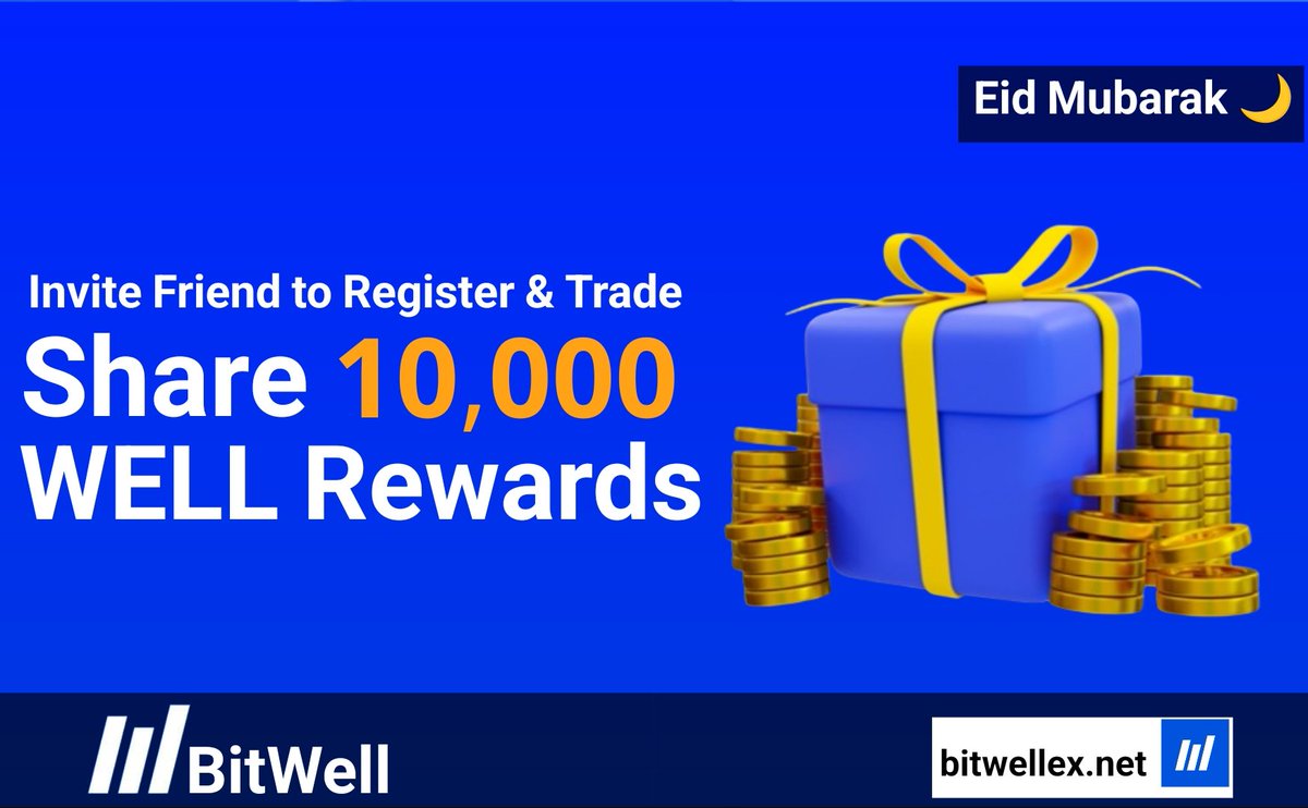 bitwellex's tweet photo. 🌟 Join us in the revolution of digital asset trading! Invite your friends to register and trade on our platform and earn 10,000 WELL Rewards! Don't miss out on this exclusive opportunity to grow your network and rewards. Register now and start trading today! #crypto #bitwell https://t.co/HS5O4jPYUb