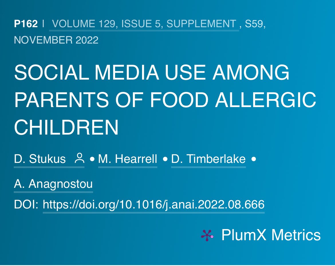TherapistTamara's tweet photo. It’s not surprising that many search social media for health information, even though it can lead to unreliable information. 

But what IS surprising is that 43% of #foodallergy #parents don’t discuss the info they find online with their allergist. 

https://t.co/ZCsyatSYKn https://t.co/REfnSgUGCk