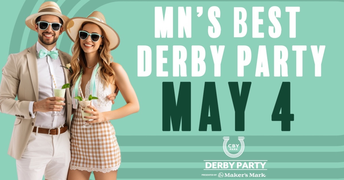 The best place to enjoy the #Derby in #MN is at Canterbury Park! Get your tickets today! bit.ly/3xrkMlu Presented by @MakersMark