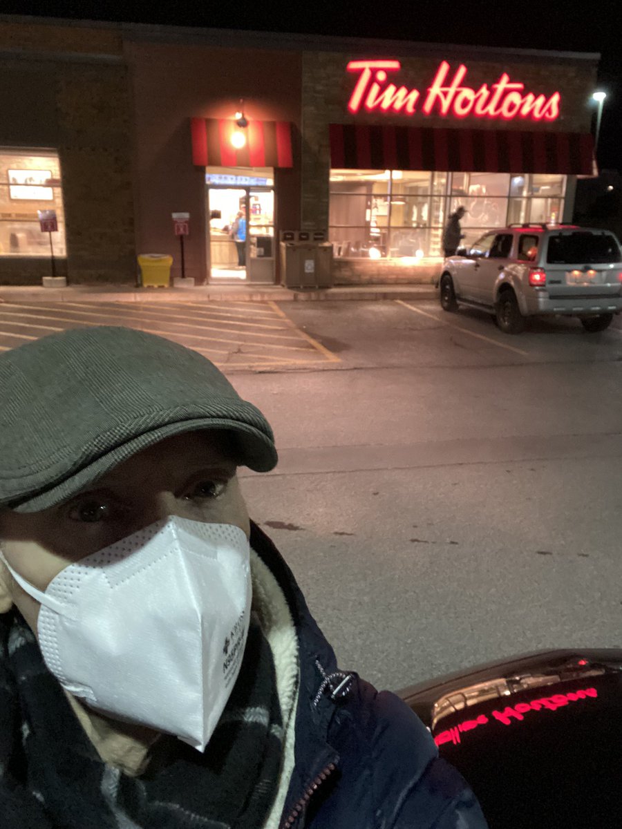 I put on a respirator before I enter a coffee shop, store or other indoor space where I am sharing air with others. #CovidIsAirborne