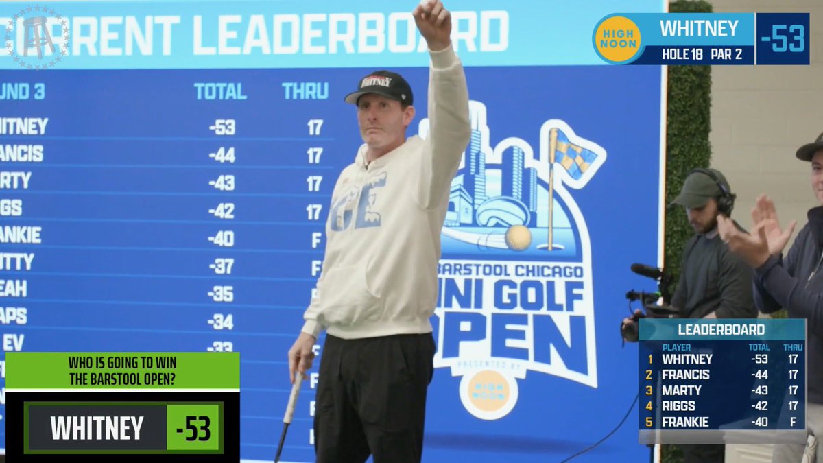 FIFTY THREE UNDER

@ryanwhitney6 is your 2024 #BarstoolOpen Champion