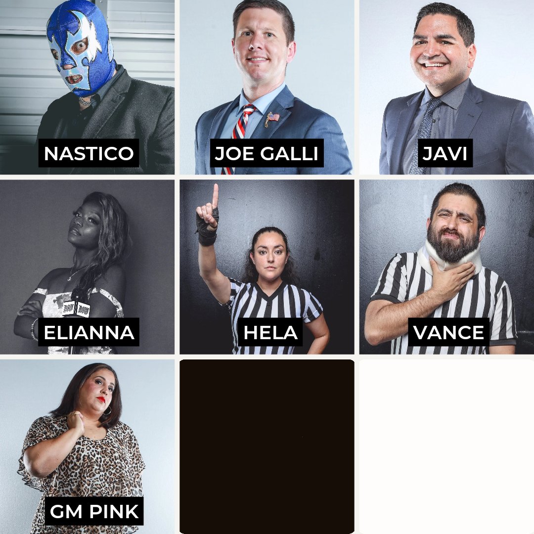 Support your favorite talent for RCW: Mania! Those in color are still available for your sponsorship! DM me now to get started!