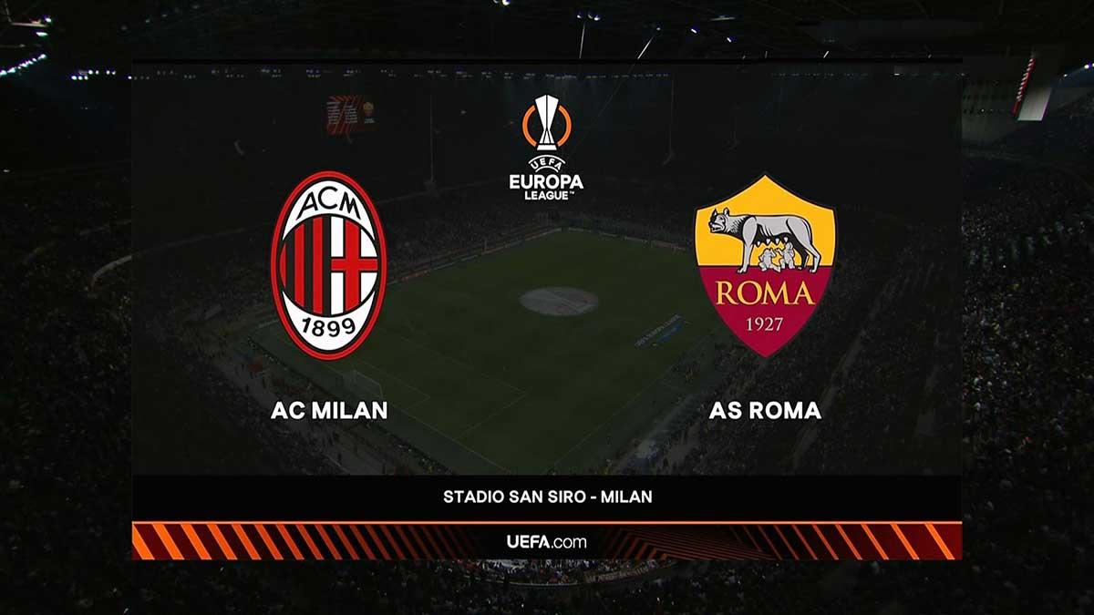 AC Milan vs AS Roma Full Match Replay Europa League 2023/2024