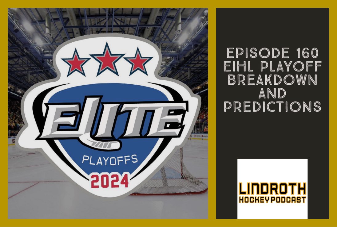 🔥🔥New Episode🔥🔥 Episode 160: EIHL Playoff Breakdown and Predictions 🚨The Lindroth Boys make a short episode talking UK Elite Hockey Playoffs 🚨What are your predictions? Let us know in the comments Stream here: linktr.ee/lindrothhockey… @steelershockey @FifeFlyers…