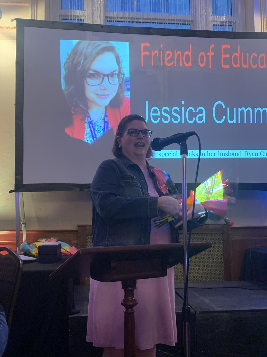 What a surprise to receive a Friend of Education award...when you think it's just dinner with colleagues who are true friends! "Thank you" doesn't seem enough, I feel so undeserving.

Thank you <a href="/Creekvw_Tweets/">Creekview Elementary</a> for making me feel loved. I truly had no idea.