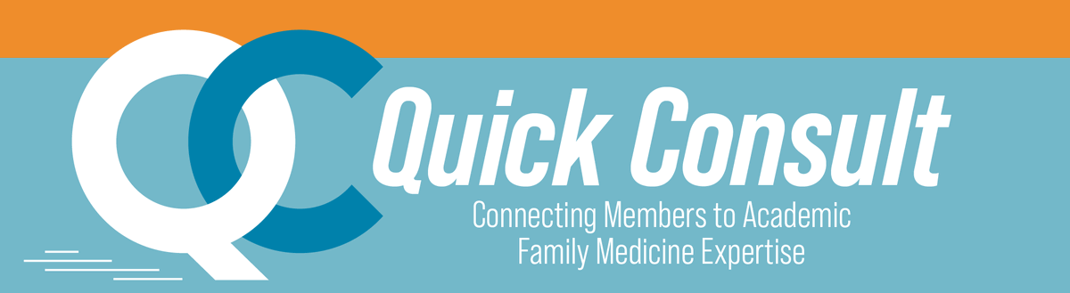 Check out the @STFM_FM Quick Consult Website - Connecting Members to Academic FM Expertise! #MedEd #FamilyMedicine #Mentorship Topics include promotion, curriculum development, faculty development & scholarly activities. Link: stfm.org/quickconsult