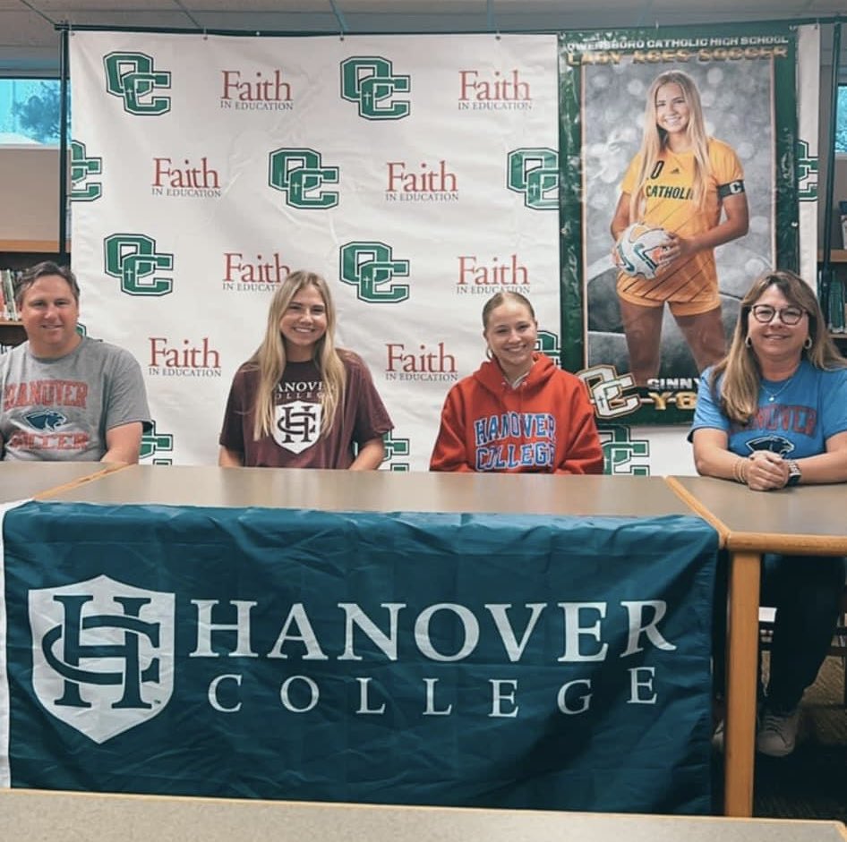 Congratulations to Ginny Young on continuing her soccer career at Hanover! ⚽️