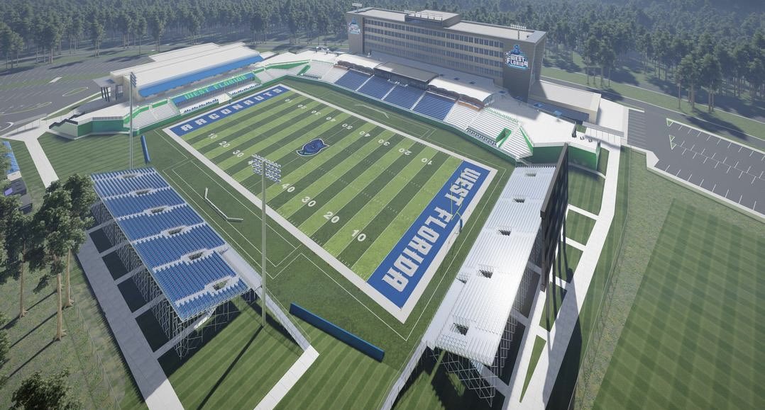 Can't beat this! Who wants to come make plays for @UWFFootball in Darrell Gooden Stadium?!?!