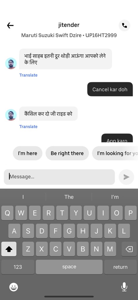 jjkarkera's tweet photo. @Uber_India what sort of service is provided https://t.co/blcaTenxEE