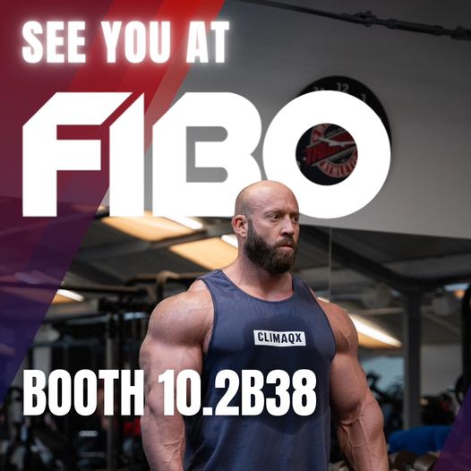 Petar Klančir IFBB Pro
Crew see you at FIBO in the Climaqx Booth this Friday and Saturday from 11am to 1pm! Come say hi, hang out, take photos, maybe even try to outangle me and let's have an amazing time together! Can't wait to meet all of you  #MeetandGreet #climaqx #fibo2024