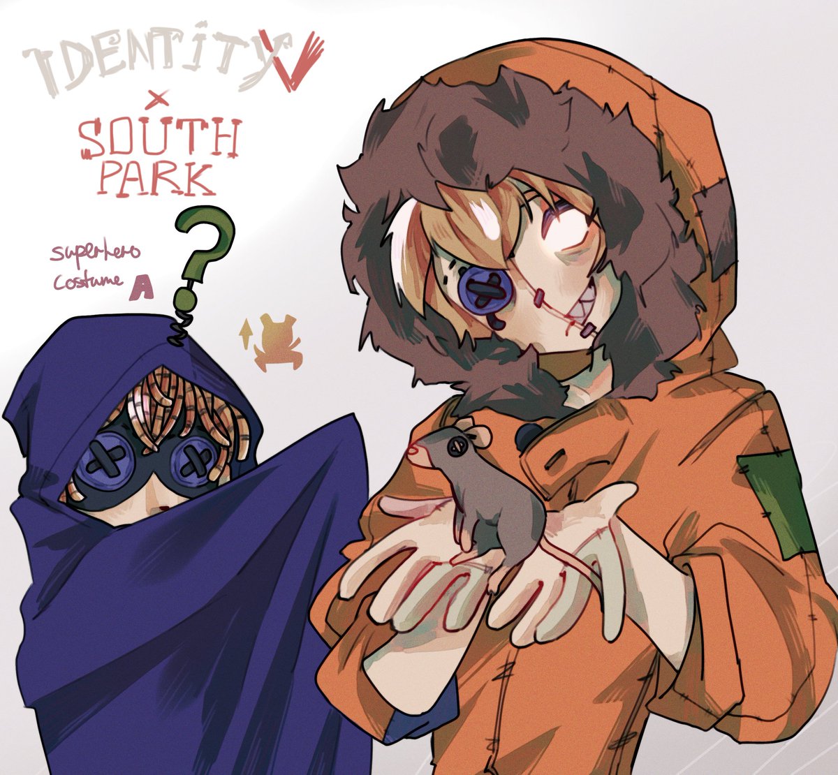 south park × identity v (4/4) was it unexpected? 😼 #spkenny #sptwt #southpark #identityv