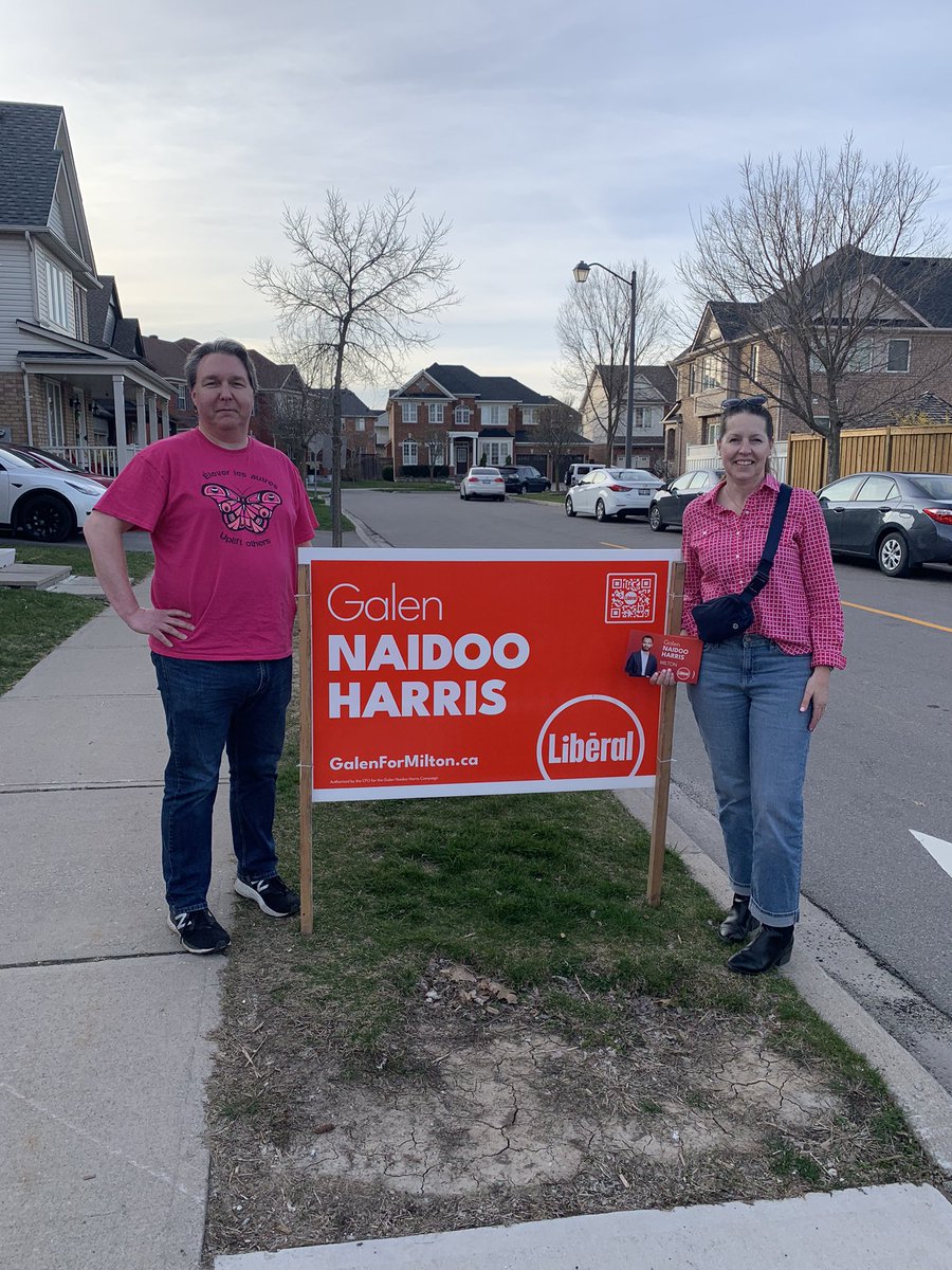 Join @MarkOSSTF and I tomorrow, meet us and the other volunteers at 5:30pm, at the Liberal campaign office. We’ll get out to talk with Milton citizens on why voting Liberal will support things that matter to them. @GalenNHarris #osstf