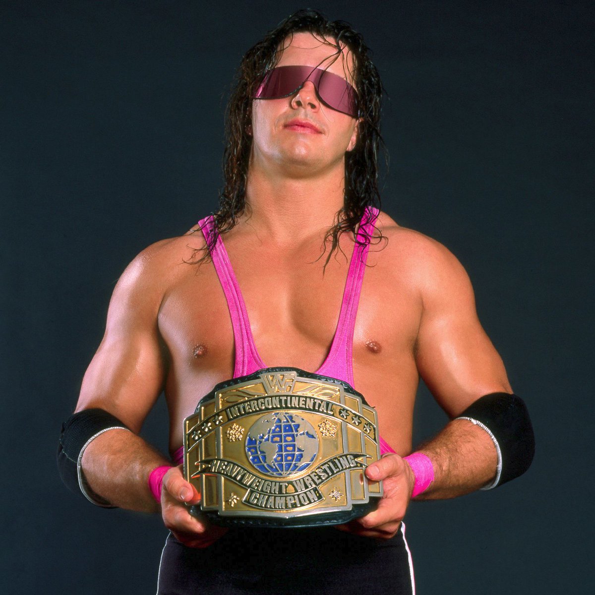 Intercontinental Champion of the day: Bret 'Hitman' Hart - Claimed the title at SummerSlam on August 26, 1991. His first title reign lasted 144 days. 🏆 #WWF #WWE #Wrestling #BretHart