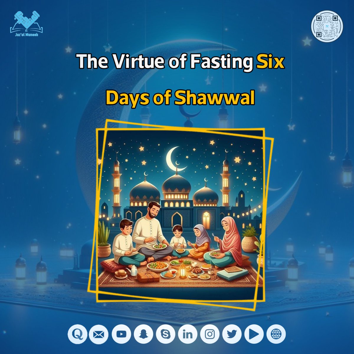 🌙 The Virtue of Fasting Six Days of Shawwal

As the blessed month of Ramadan departs, 
#Shawwal #Fasting #Islam #Ramadan #SpiritualGrowth #Rewards #AllahSWT

#DivineWisdom
 #IslamicStudies #EnlightenmentWithKnowledge
#Juz'ul Muneeb
