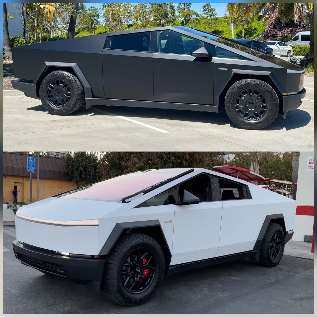 TESLA CYBERTRUCK BLACK OR WHITE!?