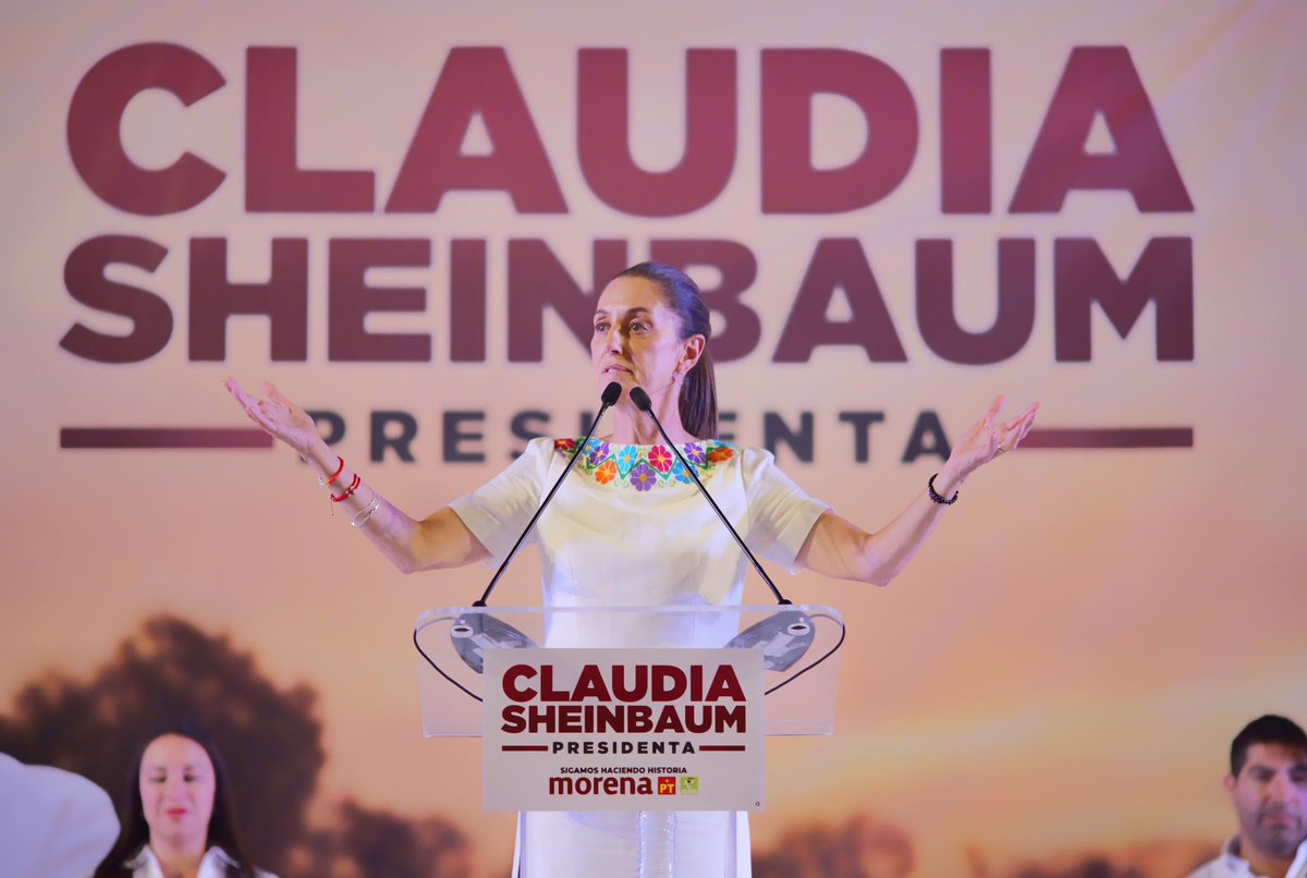 Desde Mexicali, ciudad fronteriza donde convergen culturas, tradiciones y sueños, la próxima presidenta, @claudiashein, compartió un mensaje lleno de esperanza: la construcción del segundo piso de la Cuarta Transformación está en marcha. ¡No tenemos derecho a fallarles!