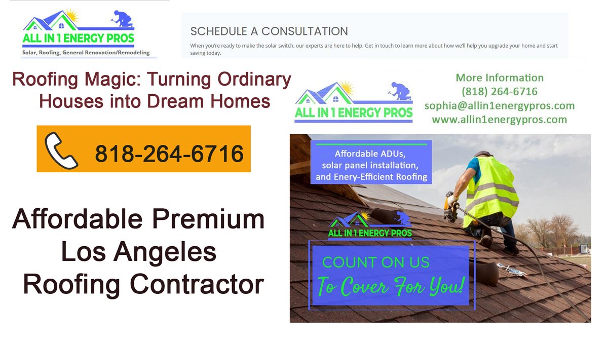 THINKING OF GOING SOLAR and a new roof? We make it easy with affordable, integrated solar #roofing installation 

allin1energypros.com/los-angeles-ro…
linkedin.com/pulse/covered-…

#gosoalr #greenenergy #solar #panels #roofing #installation #roofinstalling #pros #energy #solarpanels #gogreen