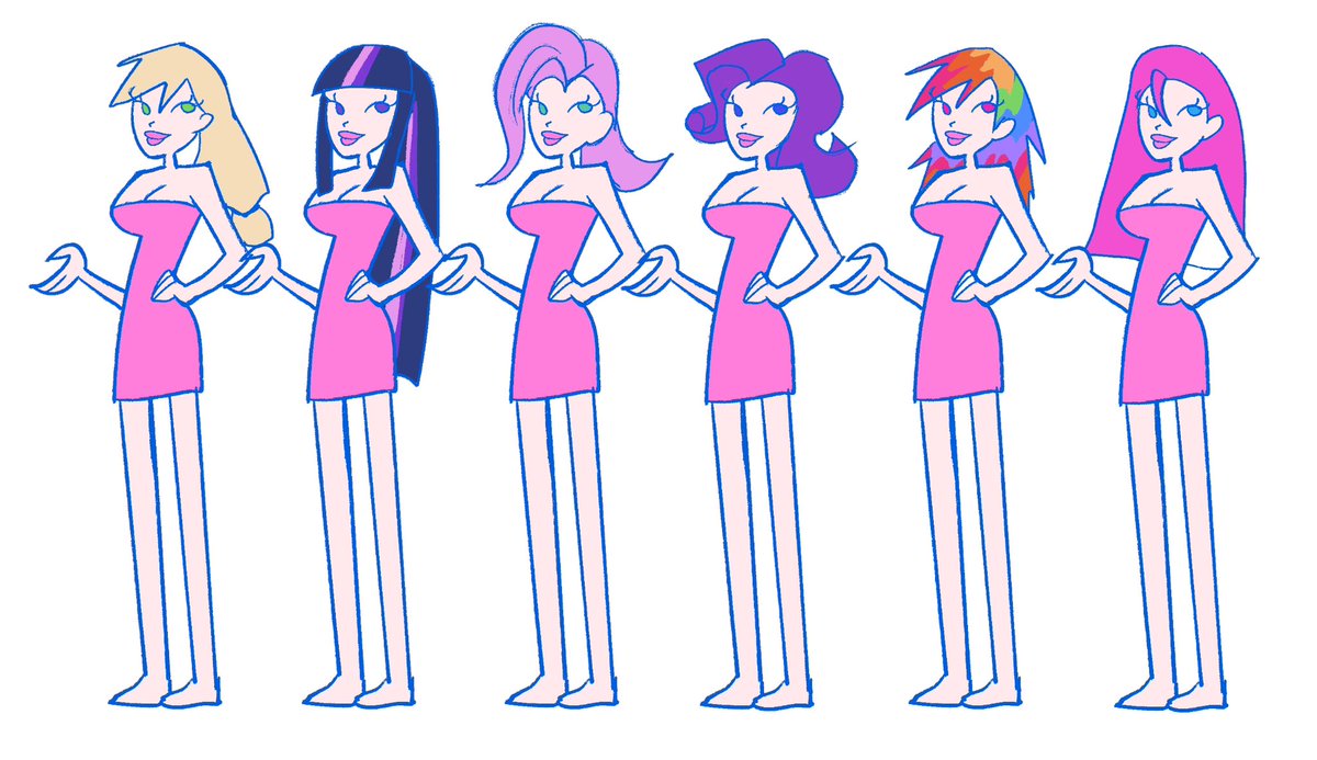 how some of tiktok expects mlp gijinkas to look like