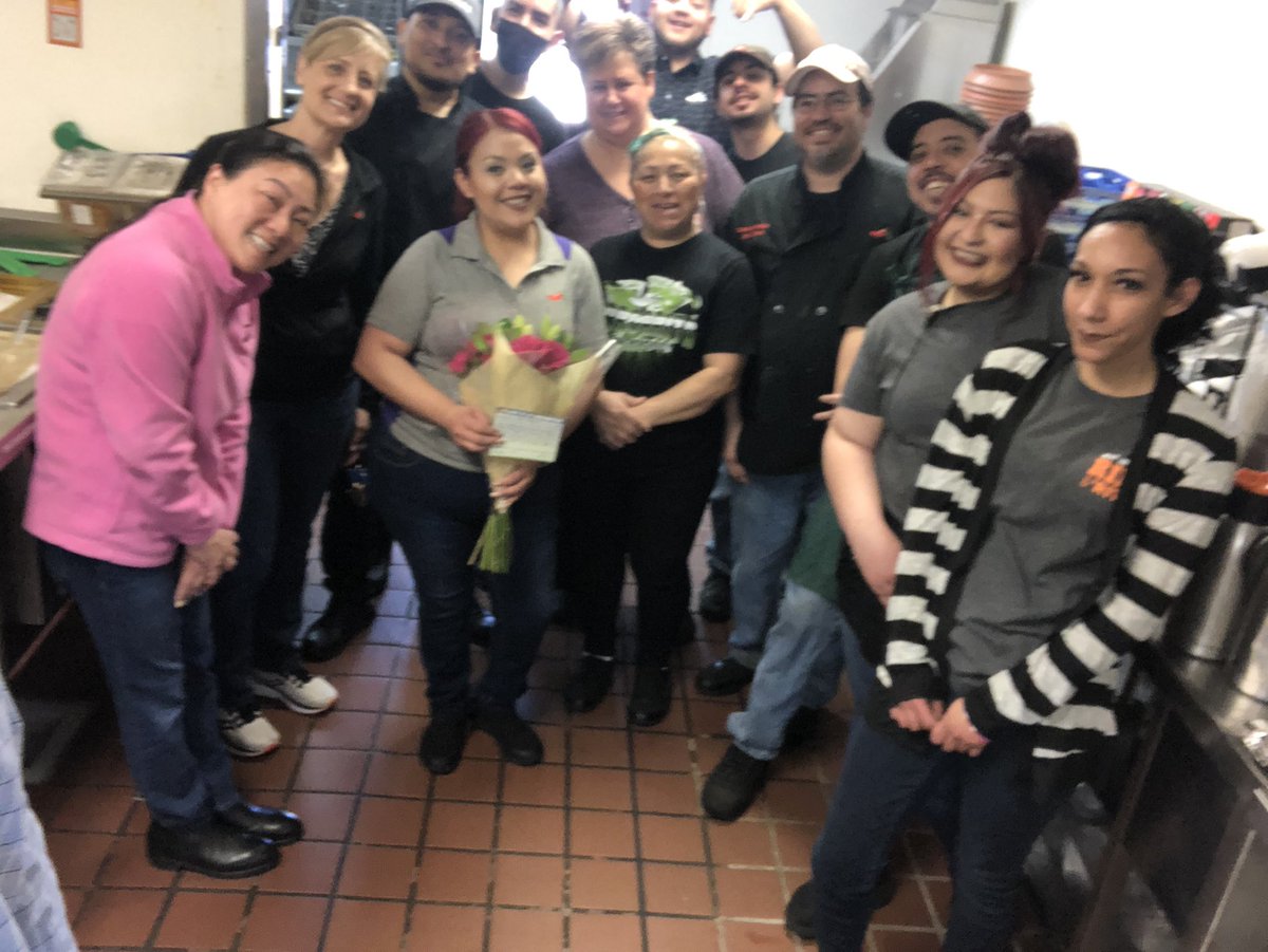 Celebrated Alma’s promotion to GM and many wins in Espanola today with @JBarraza6, @queenpalpal and @JoeSing50728300. So proud of the progress this team has made. #chilis #chilisgrow @gerardooliver
