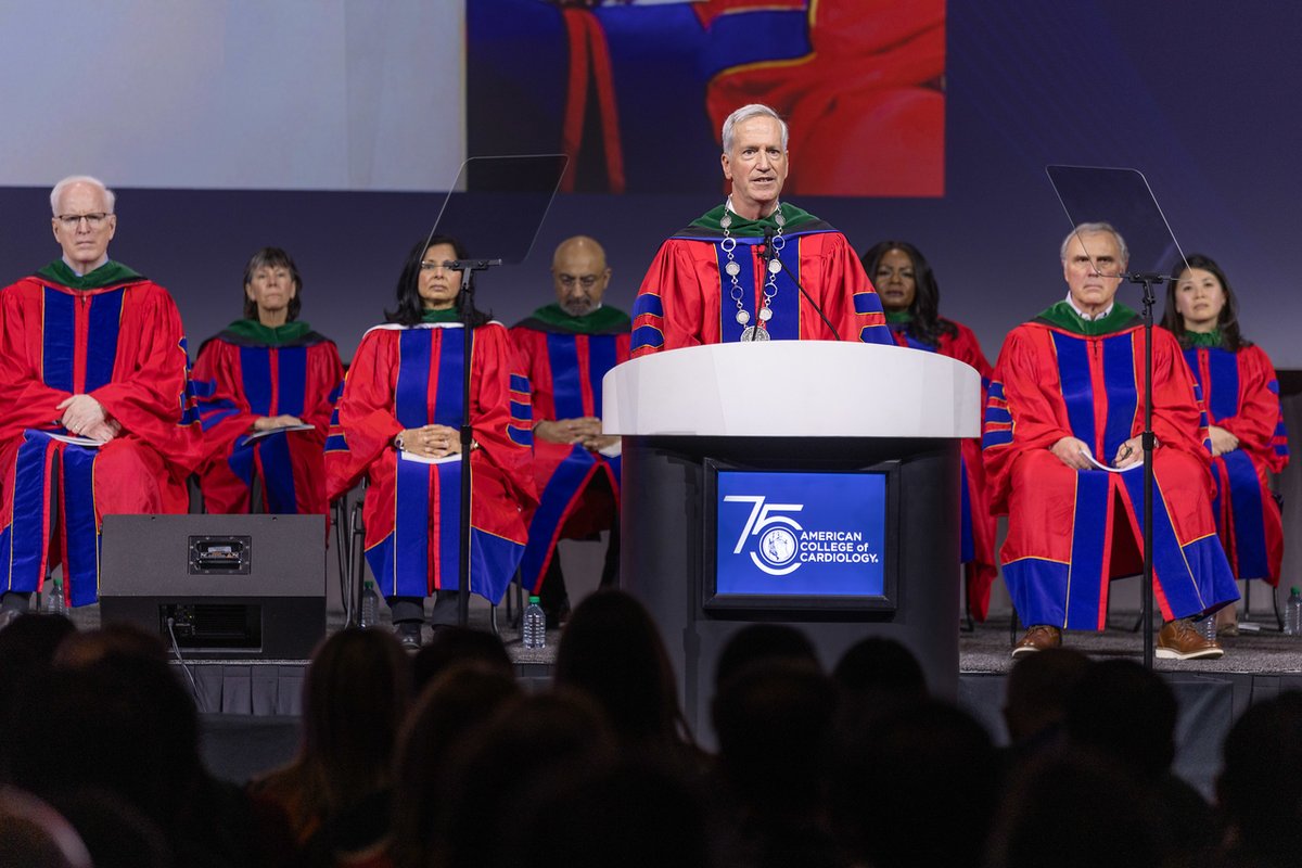 💬 I have greatly appreciated being allowed to serve as your ACC President and being able to experience first-hand the truly global nature of the College. --Dr. Wilson Read Dr. @HadleyWilsonMD's #ACC24 Convocation Outgoing President’s Address: bit.ly/4arBVdC