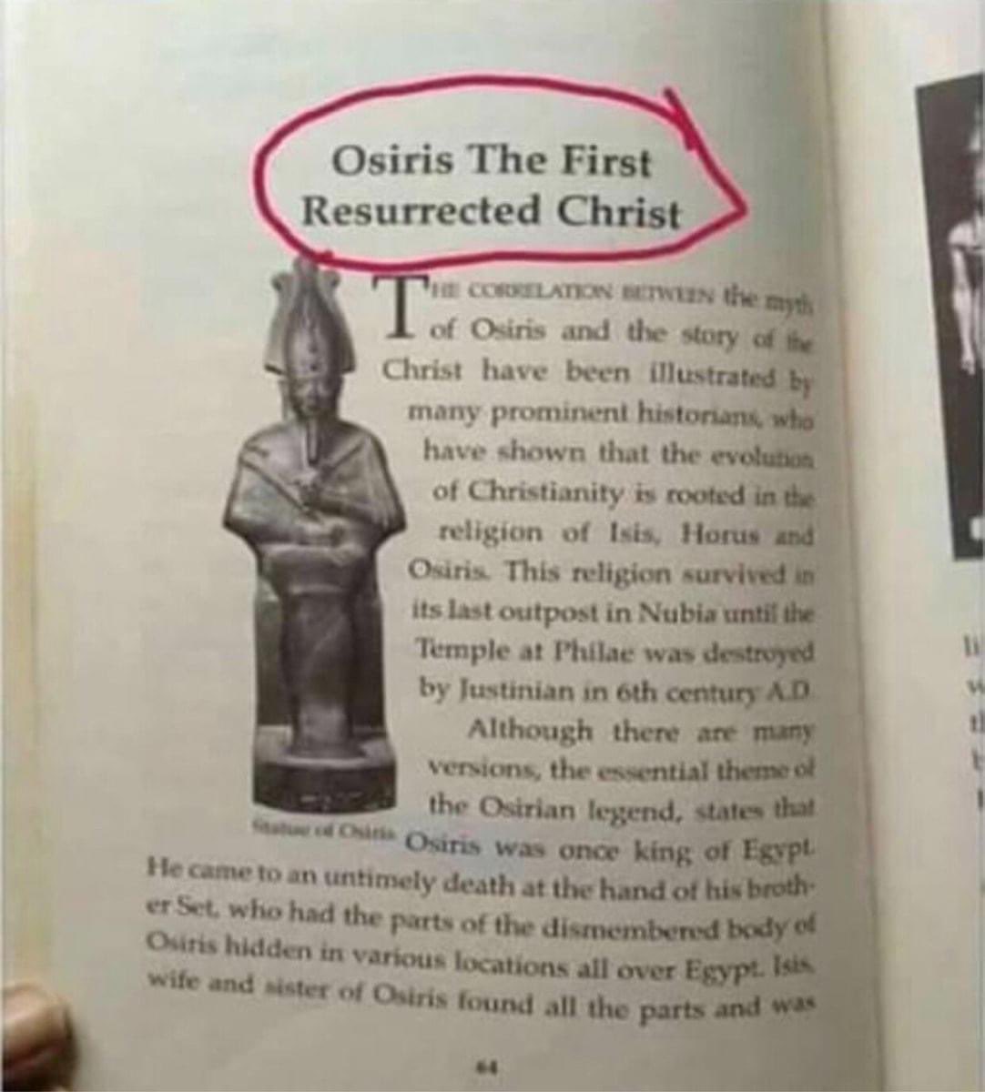 There is a reason “Christianity” discourages research. “Christ” is and always has represented pagan idols. The foreign word 'Christ' is not found in the Hebrew scrolls, as the Israelites have a Mashyach and not a 'Christ'.