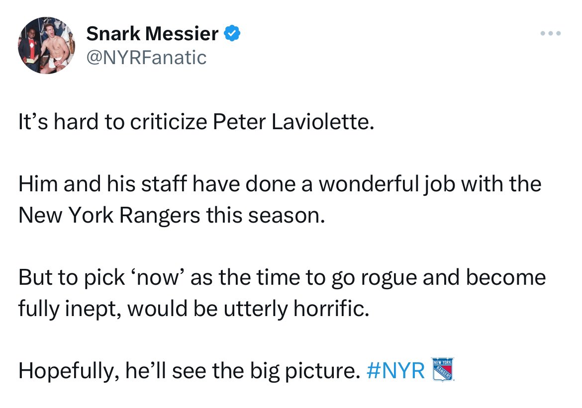 Snark Messier tweet media