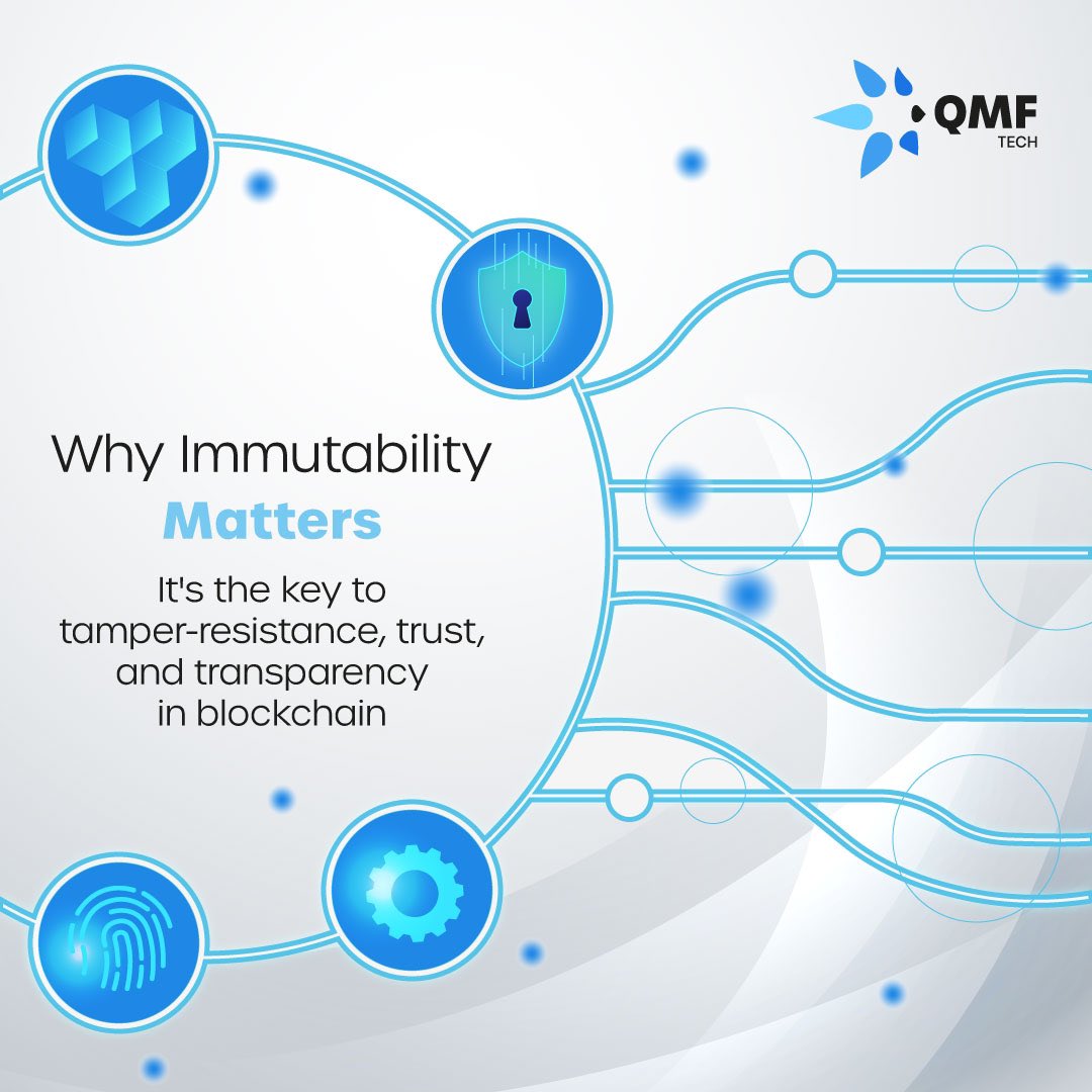 Futurex_ai's tweet image. 🛡️ Why Immutability Matters: It's the key to tamper-resistance, trust, and transparency in blockchain. Discover how this principle safeguards the integrity of our system, making it near-impossible for malicious actors to rewrite history. #TrustInBlockchain #TamperProof