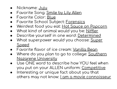Slugging Eagles (Allen HS Softball) (@sluggingeagles) on Twitter photo Shoutout to our seniors!!! Here is a little bit about our #10 Julia Lopez!!! #AUP #studentathlete #baller
<a href="/softball_allen/">Allen Eagle Softball</a>
<a href="/julia_lopez11/">Julia Lopez</a> Shoutout to our seniors!!! Here is a little bit about our #10 Julia Lopez!!! #AUP #studentathlete #baller
<a href="/softball_allen/">Allen Eagle Softball</a>
<a href="/julia_lopez11/">Julia Lopez</a>
