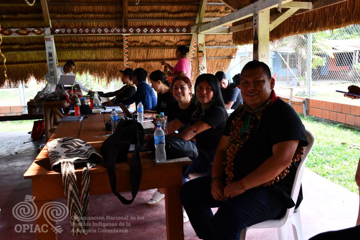 📢 La Organización Nacional de los Pueblos Indígenas de la Amazonía Colombiana OPIAC bajo el liderazgo del presidente Oswaldo Muca, el equipo técnico y en acompañamiento de algunos coordinadores de la OPIAC dan inicio al espacio de CPLI Proyecto 'Ley Minera para la Transición