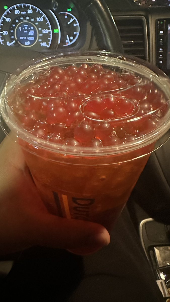 My boba looks like salmon roe 😳