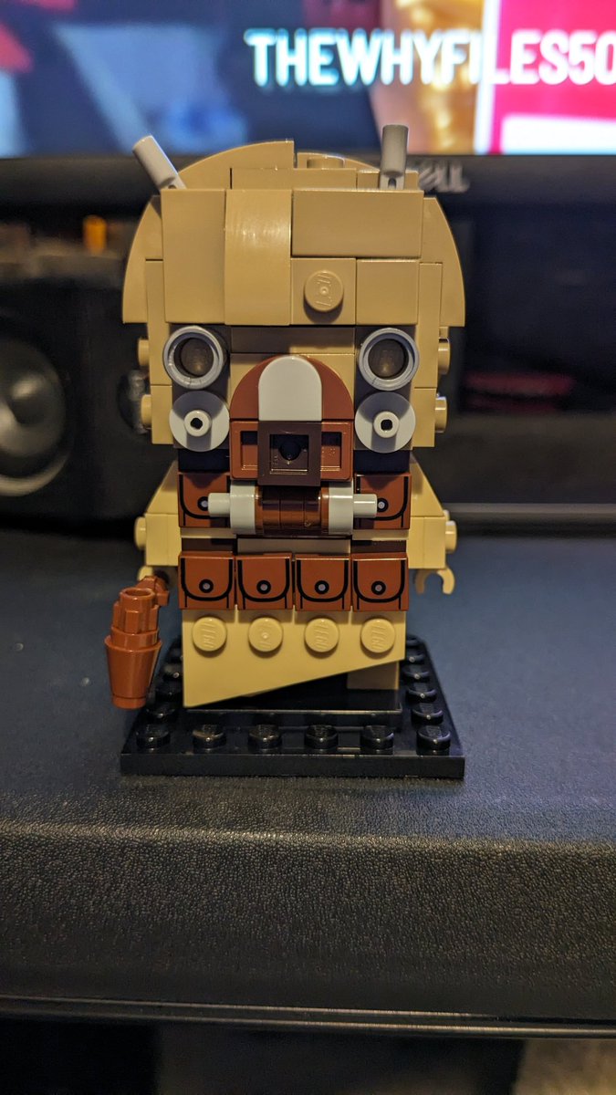 Adv_With_Mark's tweet image. Built a Tuskan Raider while watching @OMGTheWhyFiles . #LEGO #TheWhyFiles