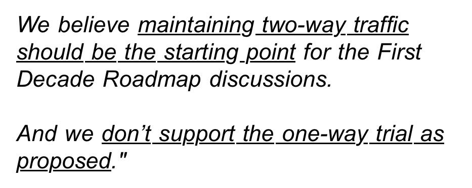 philboutelle's tweet photo. @calisurf Save West Cliff was also bad. They formed to start a dialogue, but when the data pointed to a mixed use shared solution (1-way), they said, no not like that! After the meeting they reinforced 2-way as the future. Another group of conservative protectionists https://t.co/QKN1mBaWAu