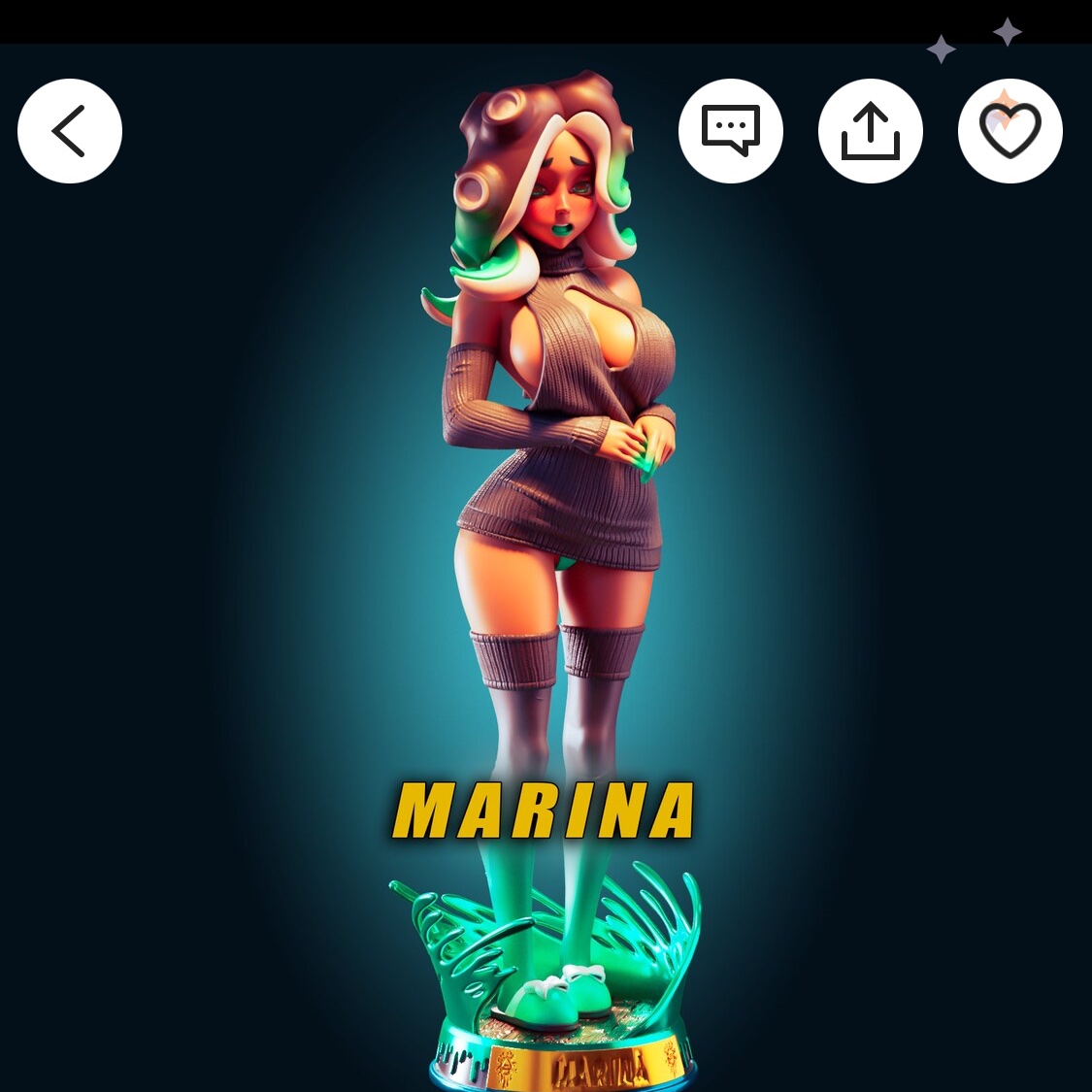 That is NOT marina 😭😭😭