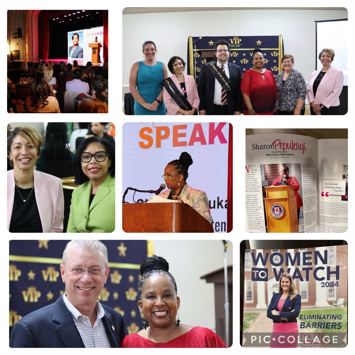 Back to Back events! Teacher and Support Staff of the Year celebration and APG Media of Chesapeake’s Women To Watch 2024 . Thankful for the support of  <a href="/TCPS_MD/">TCPS</a> Board of Education members and Talbot County Council members Chuck Callahan and Keasha Haythe