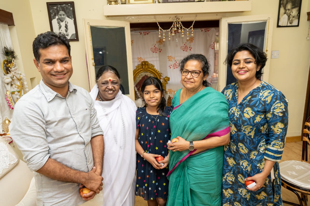 Since I became the people's representative, the support from Amma and Amrita Hospital in health-related projects has been invaluable. I frequently reach out to Amrita Hospital for many patients. Visited Mata @Amritanandamayi at #Vallikav, Kollam, with my family.