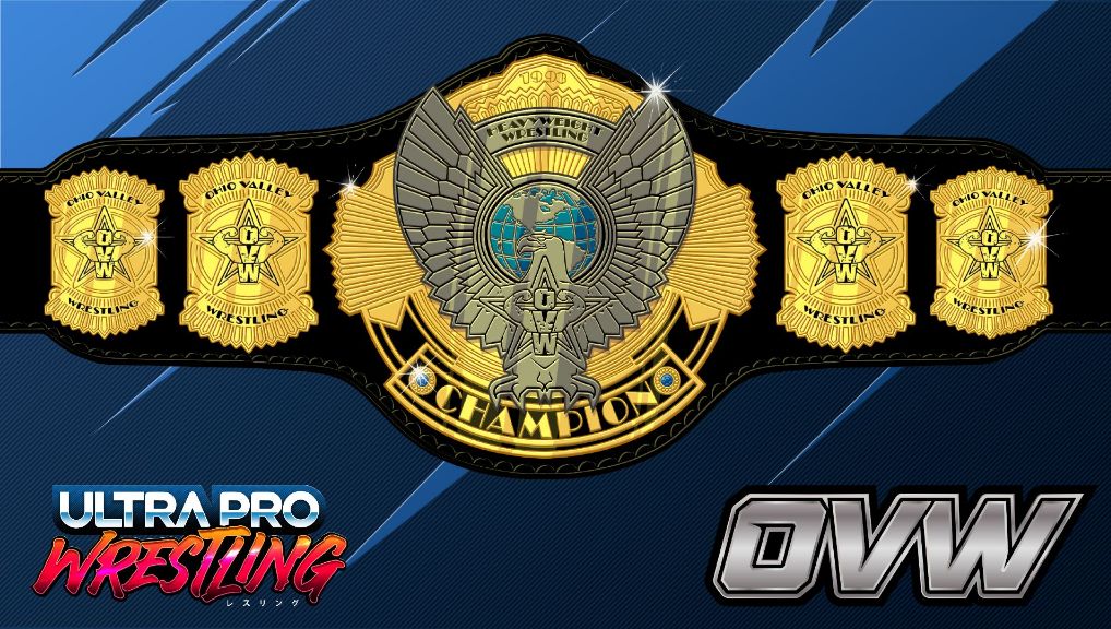 👉 @ovwrestling #UPWxOVW belt by @luchalew