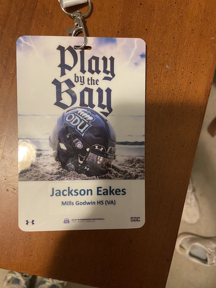 Enjoyed Junior Day at ODU last weekend! Thank you <a href="/CoachT_Will/">Tarron Williams</a> <a href="/Coach_TLucas/">Tony Lucas</a> 
Excited to come back again this summer
