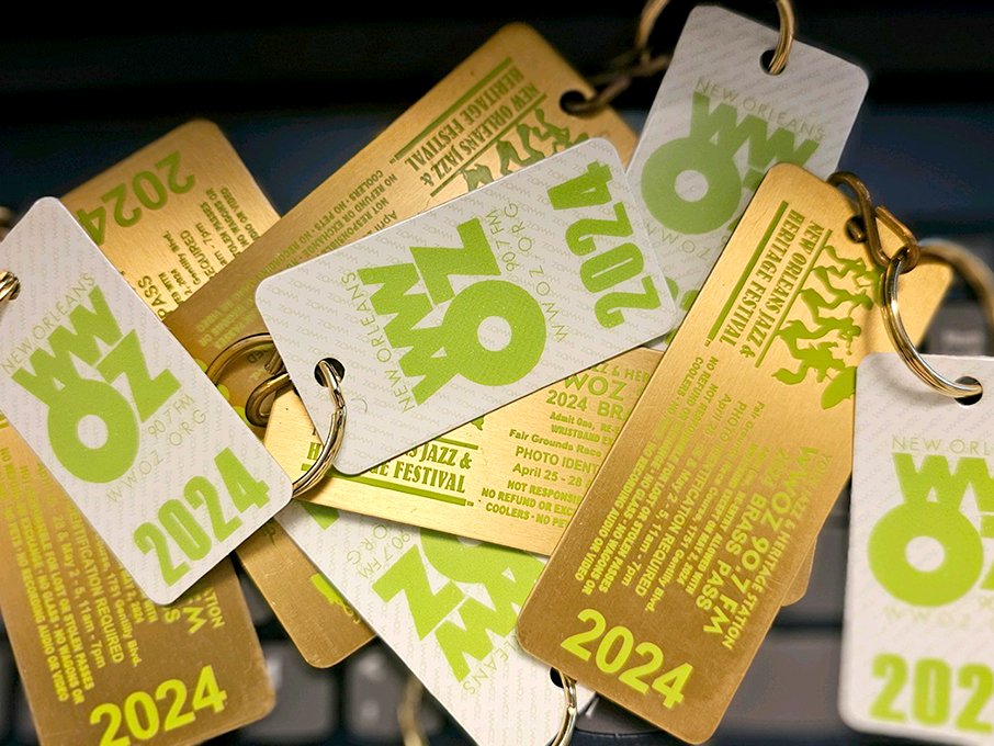 WWOZ Brass Pass holders, you can pick your Brass Pass up early-- we'll be on hand for Brass Pass distribution at @LMFNOLA (421 Frenchmen St.) during French Quarter Fest on Friday, Saturday, and Sunday from 11am-3pm each day! Details: wwoz.org/brass-pass-pic….