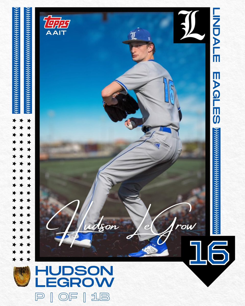 NO-NO ALERT!! 🚨  <a href="/HudsonLegrow/">Hudson LeGrow</a> with a complete game no-hitter! 
7- Innings
0- hits
9- strike outs

Lindale beats chapel Hill 2-0

#AAIT