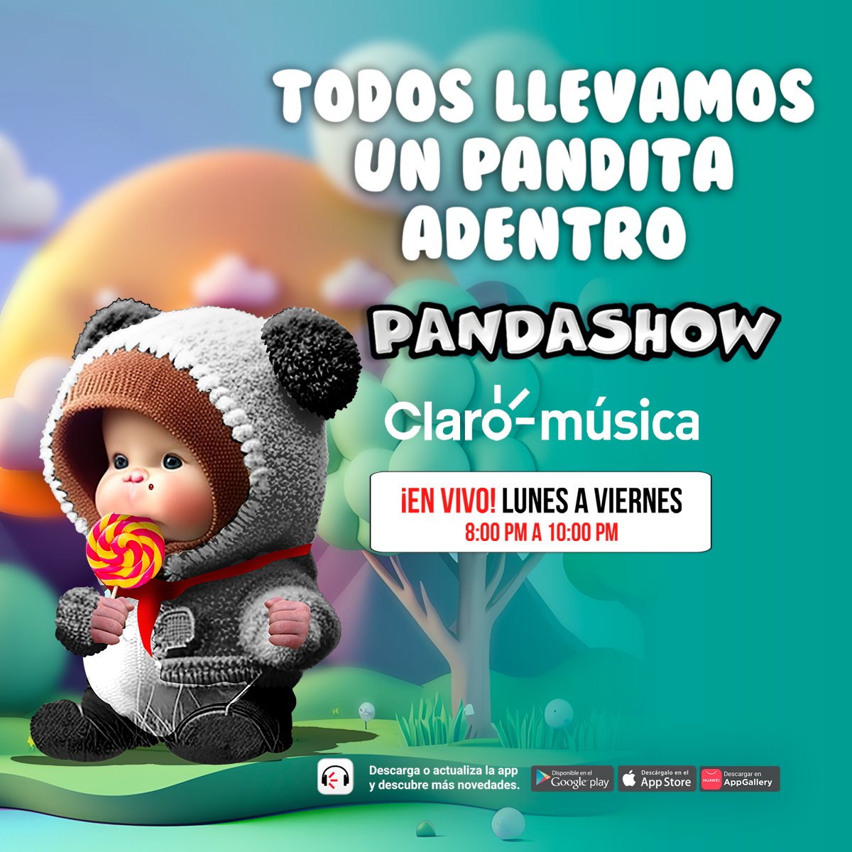 🐼 Si hoy quieres pasar una noche llena de risas, a El @PandaZambrano tienes que escuchar. 😂 ¡Ya estamos en vivo en el #PandaShow por #Claromúsica! ow.ly/7g3230piYzQ