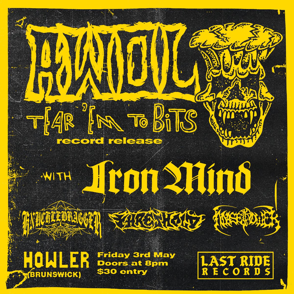 MELBOURNE! Honoured to have one of the greats @IRONMINDHC rock with us for this