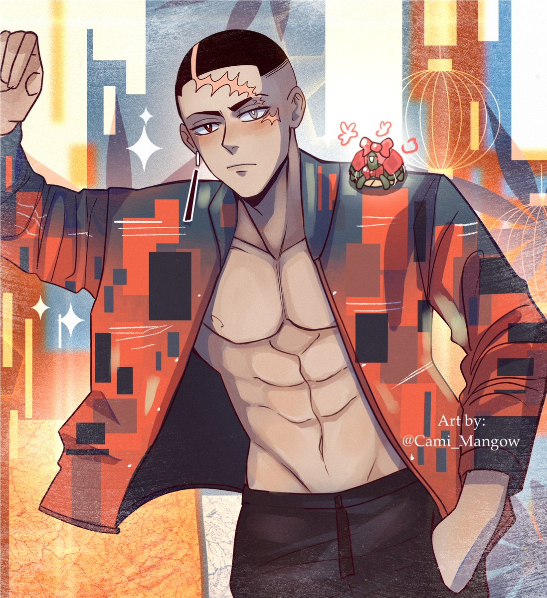 Kakucho and his Turtle taking her everywhere! 🐢🎀