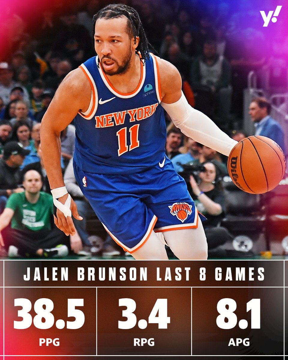 Jalen Brunson is making a late MVP run 👀